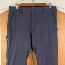 Bylt Pants Mens Medium Gray Everyday Pant 2.0 Performance Stretch Basics Logo