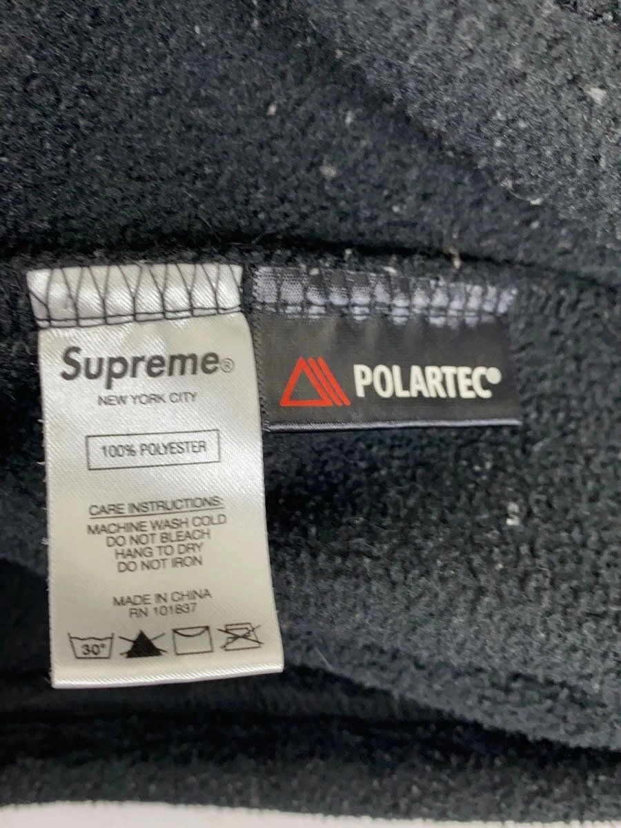 Felpa Supreme con cappuccio S poliestere nera 2019FW1205005 usata