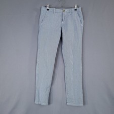 Tommy Hilfiger Women's Striped Pants Size 4 Slim Fit Cotton