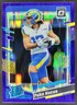 2023 Panini Donruss Optic Puka Nacua Blue Shock Prizm RC Rated Rookie Rams GG
