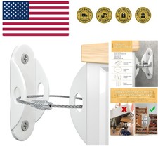 Furniture Anchors 10 Pack for Baby Proofing, Furniture Straps Anti Tip Furnit...