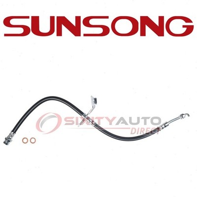 Sunsong Front Right Brake Hydraulic Hose for 2011-2013 Hyundai Sonata - nj