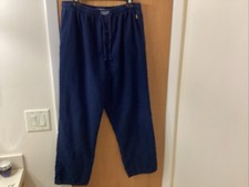 Ralph Lauren Polo Mens Sleepwear Pajama Pants Size Large Drawstring Cotton