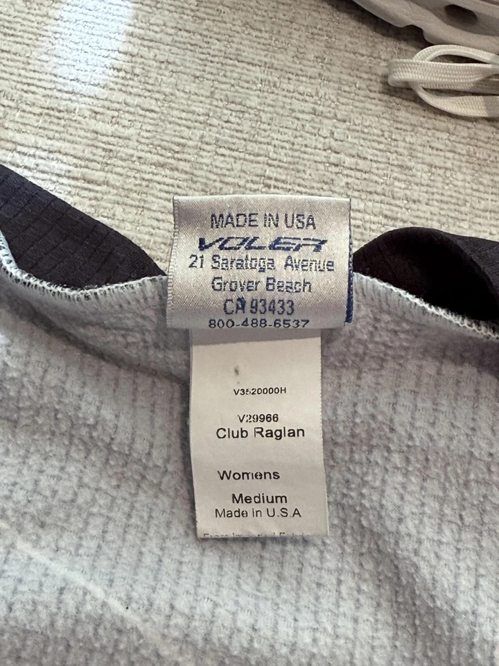 Camiseta de ciclismo feminina SRAM média clube raglan manga longa zíper completo voler EUA - Imagem 4 de 4