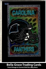 1994 NFL Team Logo Holochrome Stickers # Carloina Panthers NFL