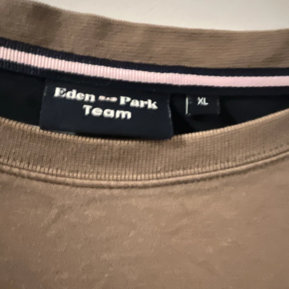 Eden Park Pull homme col rond manches longues imprimé noir/marron/blanc XL - Photo 2/3