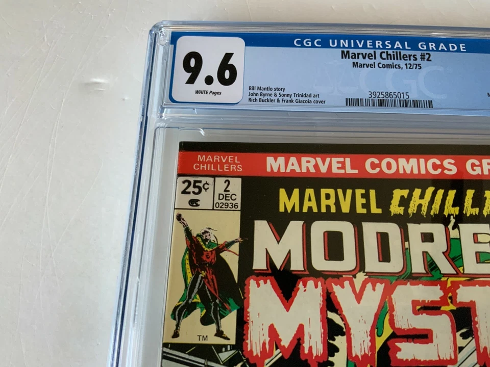 MARVEL CHILLERS 2 CGC 9.6 WHITE PAGES MODRED THE MYSTIC MARVEL COMICS 1975 - Image 3 of 4