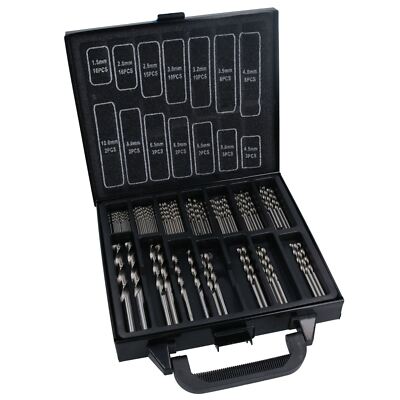 99pc HSS-G Metric Drill Bit Set Split Point Drills Metal Plastic Copper 1.5-10mm