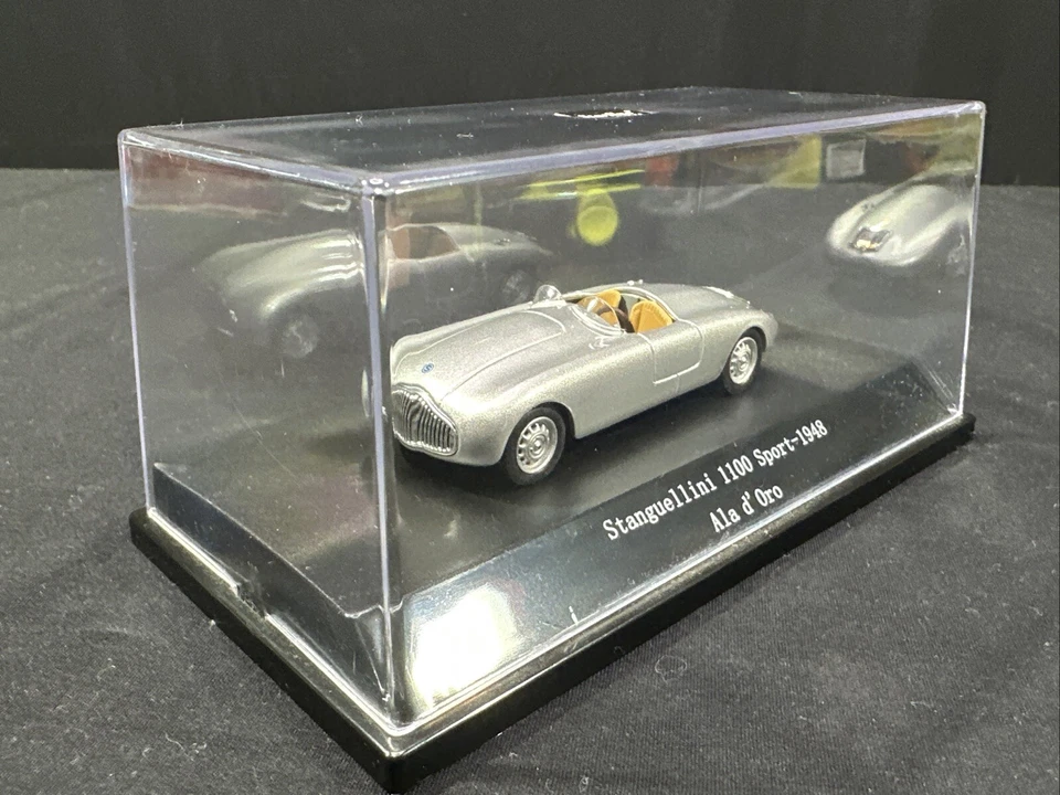 COCHE DIECAST STARLINE STANGUELLINI 1100 SPORT Ala d' OR 1948 COLOR GRIS 1:43 Foto 2 de 4