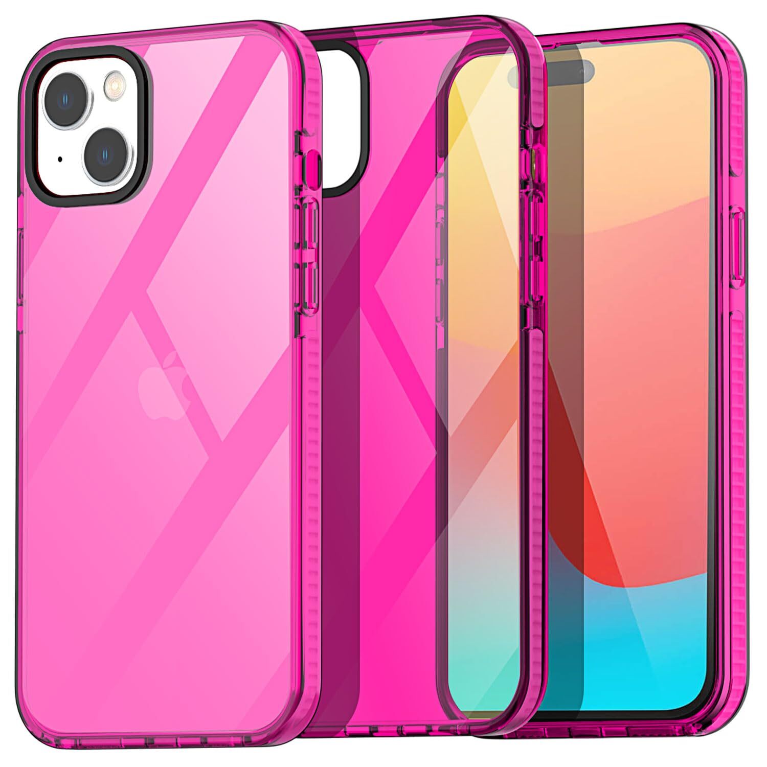 iPhone 15 Case Clear Cute Women Shockproof Durable Defender Luxury Phone Cover-image