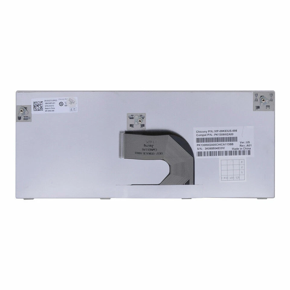 Dell Inspiron Mini 10 1018 82 Keys US English Qwerty Keyboard MP-09K6-6982 5PPVC - Image 3 of 4