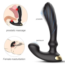 Powerful Flapping Prostate Massager Dual Motor Male Waterproof Vibrators