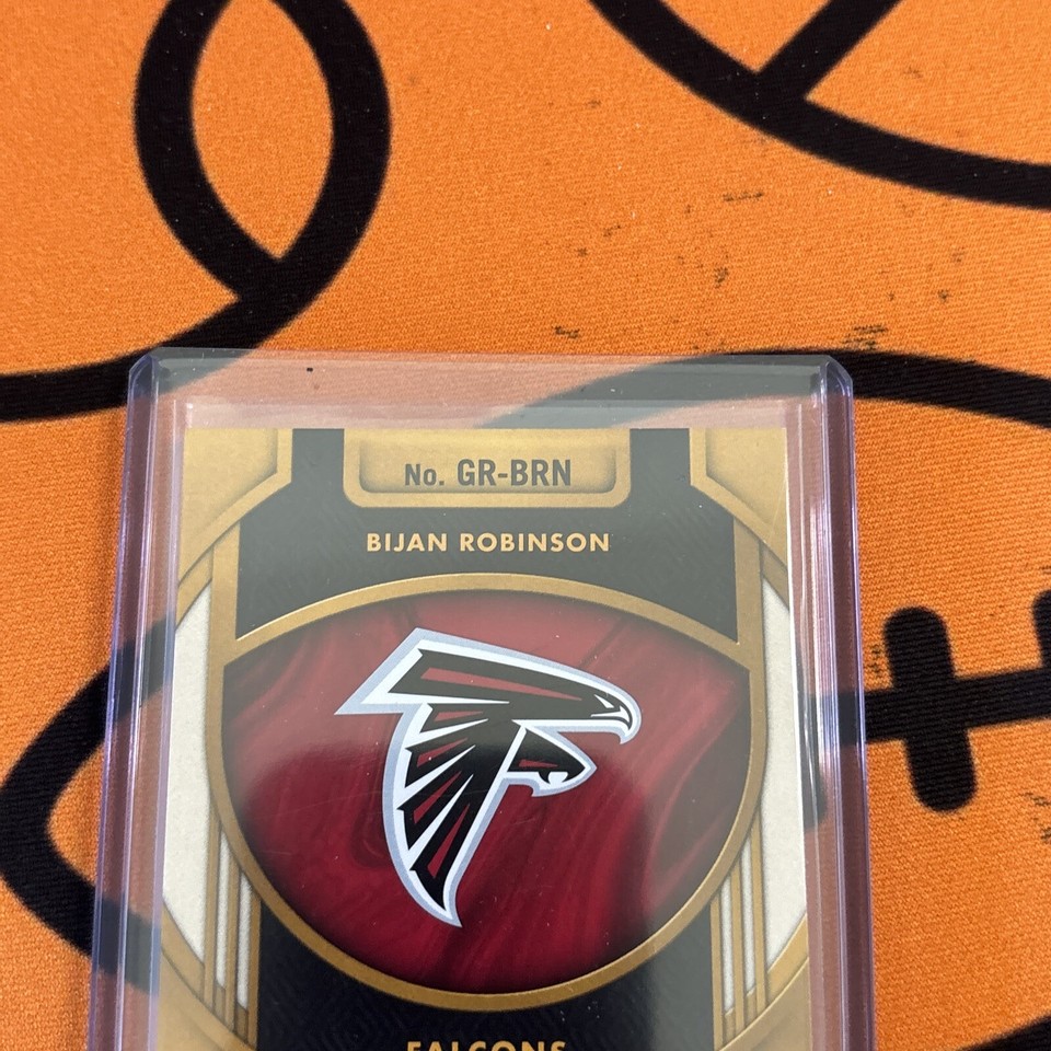 2024 Gold Standard FOTL Bijan Robinson 11/24 Gold Rush Laundry Tag