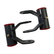 1.0 Rear Lift Shackles For 2019 - 2025 Chevrolet Silverado Gmc Sierra 1500