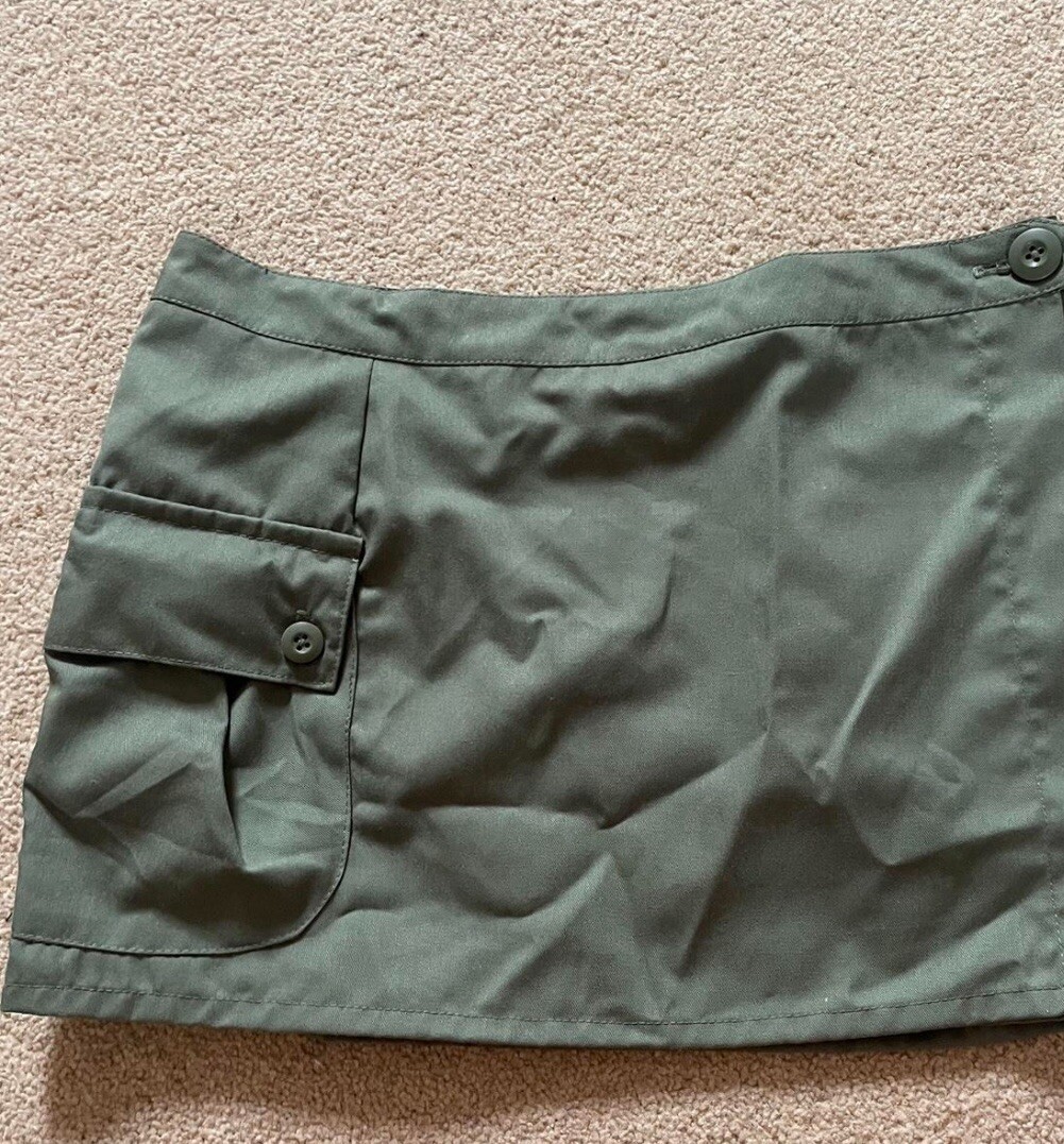 Motel Rocks Cargo Mini Skirt Motel Rocks Dark Green/khaki Cargo