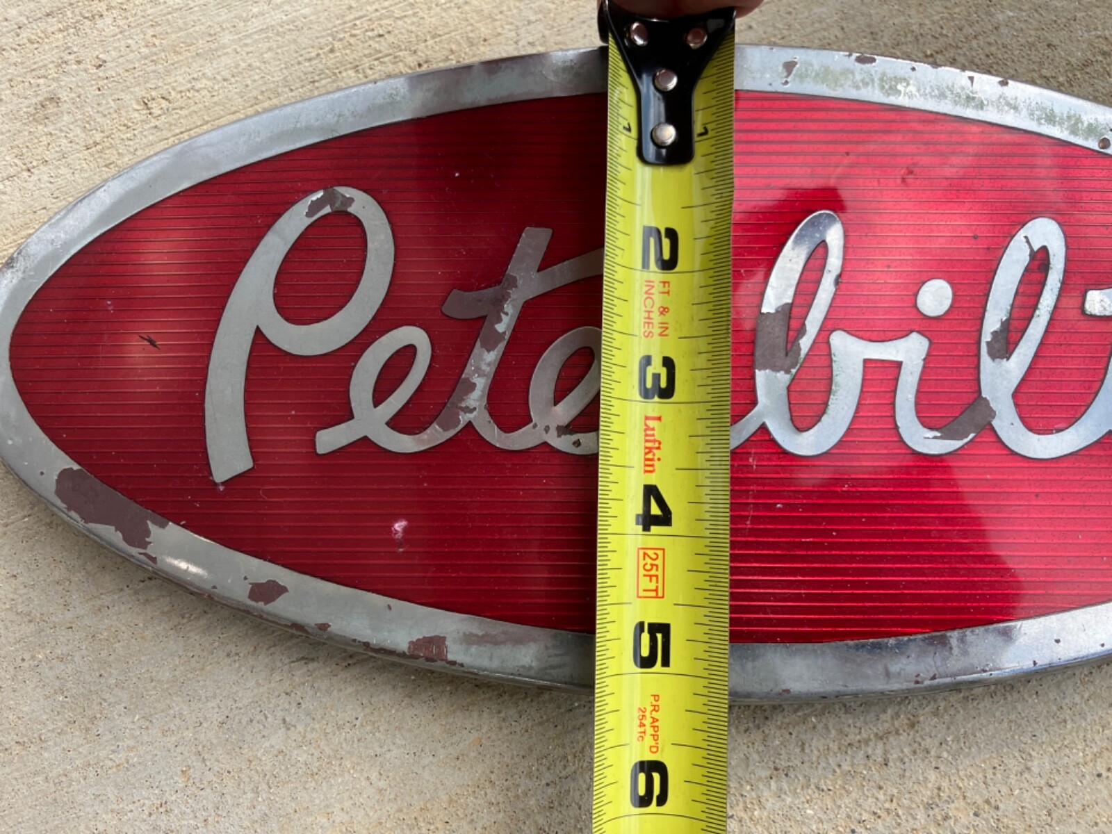 Peterbilt 352 Cabover Emblem Nameplate Badge, 12