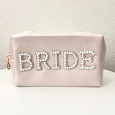 Brand New Pale Pink Bride Makeup Bag