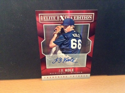 2014 Elite Extra Edition Franchise Futures Autograph J.B. Kole 117/799 SP