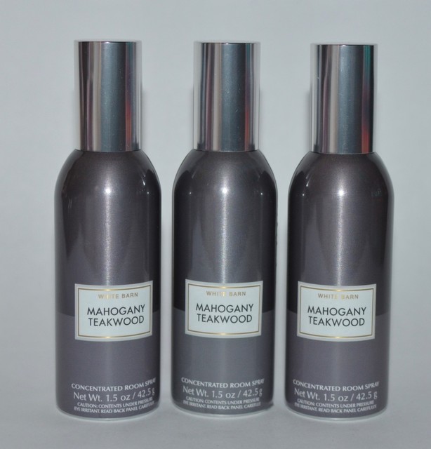 3 BATH & BODY WORKS MAHOGANY TEAKWOOD CONCENTRATED ROOM SPRAY PERFUME