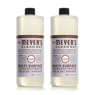 Mrs Meyers Clean Day Lavender Multi Surface Cleaner 32 Fl Oz Pack of 2