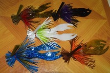 CUSTOM BASS JIGS with deer hair added! Bass, fishing jigs