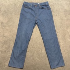 Vintage Levis 478 Jeans Mens 36x30 Blue Light Wash Denim Orange Tab Straight Leg