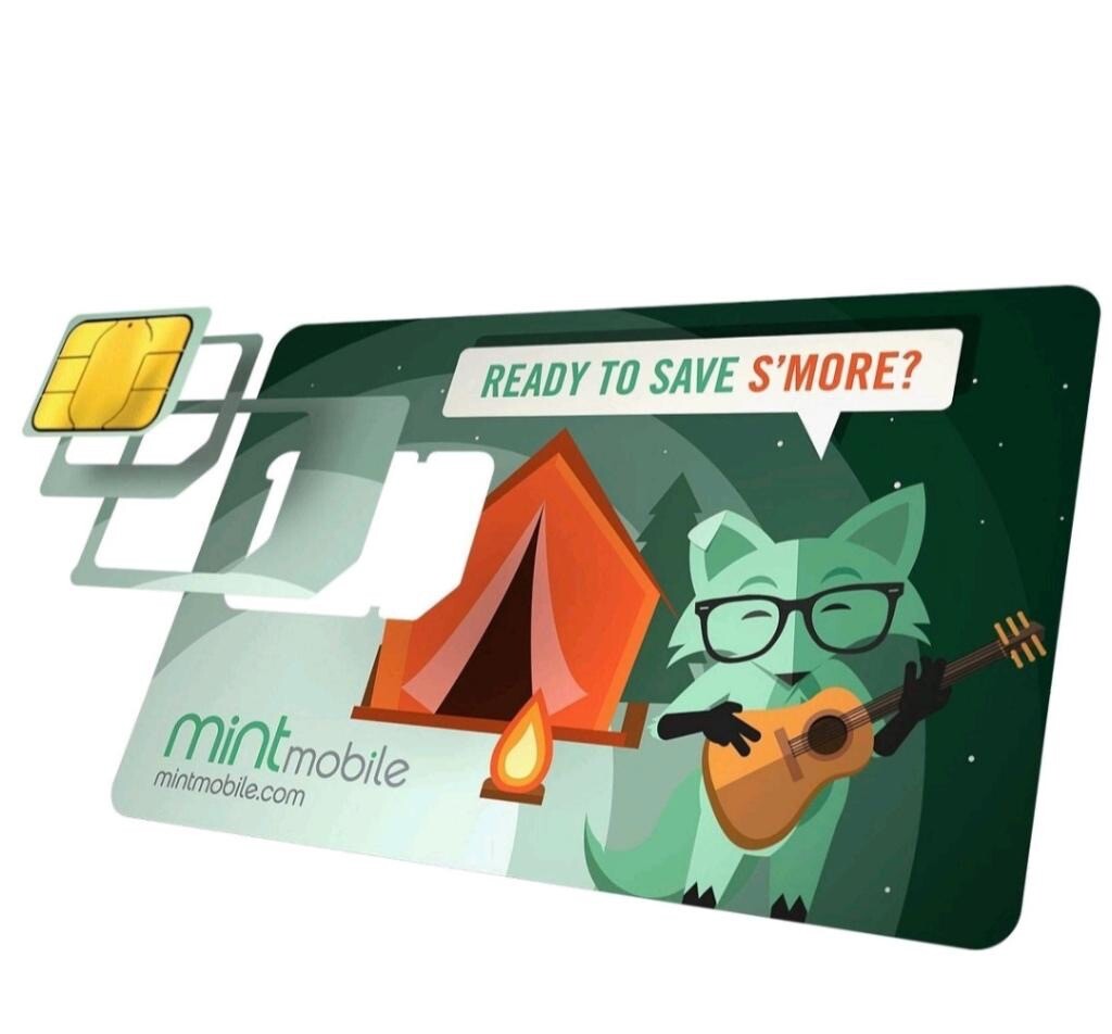 3 Months Mint Mobile Prepaid SIM Card with Unlimited DATA, Talk, Text