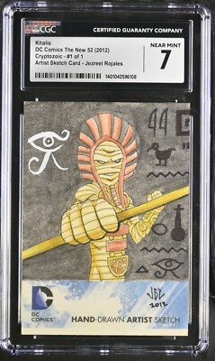 Cryptozoic DC Artist Sketch Card 1/1 - Khalis - Jezreel Rojales