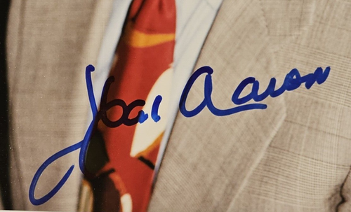 HANK AARON Signed Original 8x10 Photo-HOF-MILWAUKEE BRAVES-PSA - Picture 2 of 6