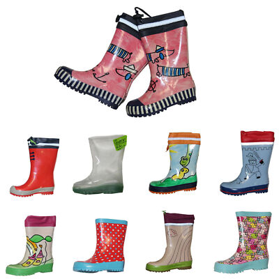 Kinder Gummistiefel Naturkautschuk Maximo Wasserdicht Reflektierend Gr 19 bis 33