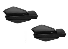 Powermadd Star Series Handguards Hand Guards Black Snowmobile MX XC