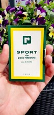 Sport De Paco Rabanne 1,5 ml Spray eau De Parfum for men Vintage Collector 1986!
