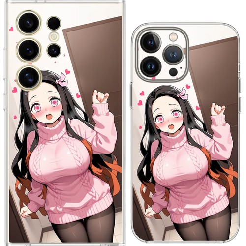 Nezuko Ogre Blood Demon Slayer Anime Case Cover Silicone / Shockproof / MagSafe - 第 5/19 張圖片