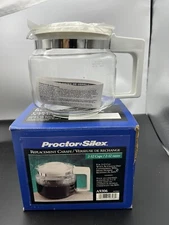 Proctor Silex Coffee Maker Replacement Carafe A9306 2-12c White For A600 Models