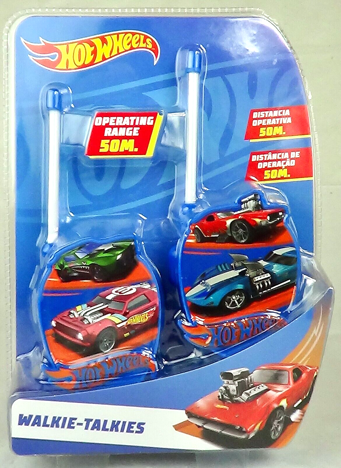 Hot Wheels Walkie Talkie Set 2pk 50m Range Childrens Kids Gift Present