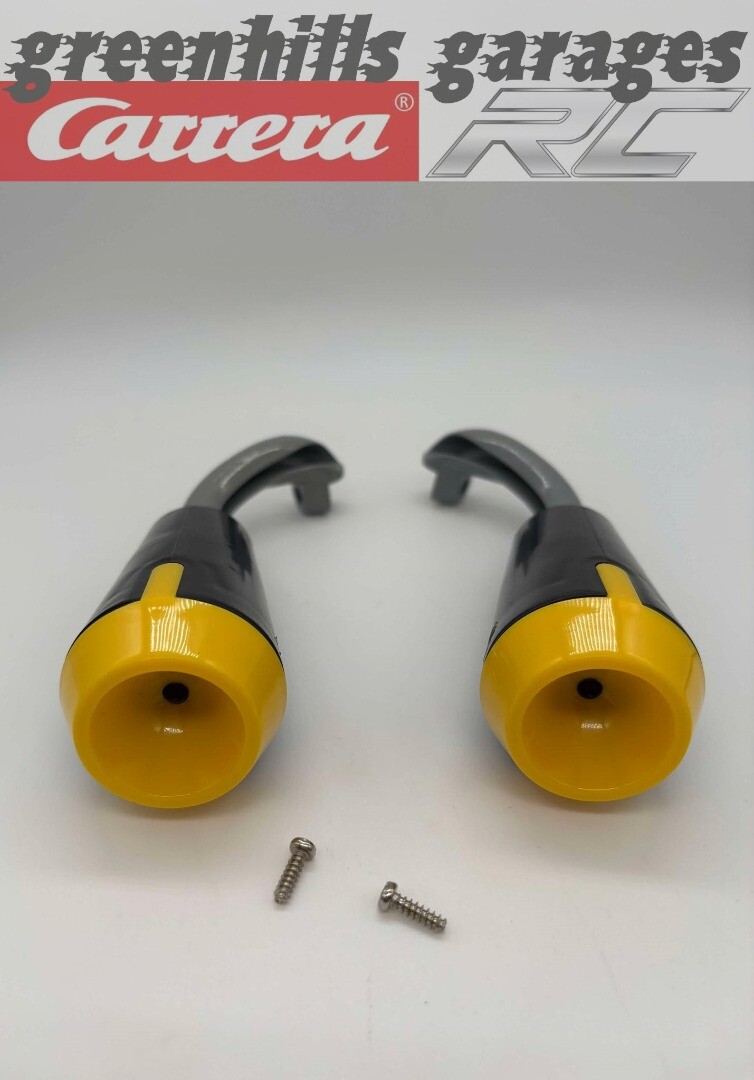 Greenhills Carrera RC Mario Kart Race Kart 1.16 Scale Exhausts & Screws - NEW -
