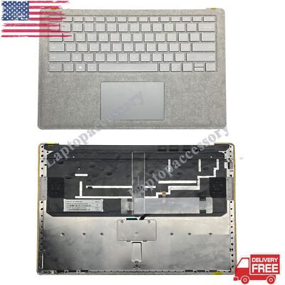 Palmrest Cover Backlit Keyboard Touchpad For Microsoft Surface 1st 2nd 1769 Gray