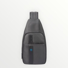 PIQUADRO Borsello Monospalla Uomo P16 Grigio
