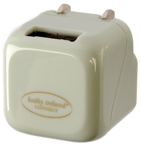 Kathy Ireland Connect Fashion Single Port Wall Charger 1 Amp Moss Green Ebay