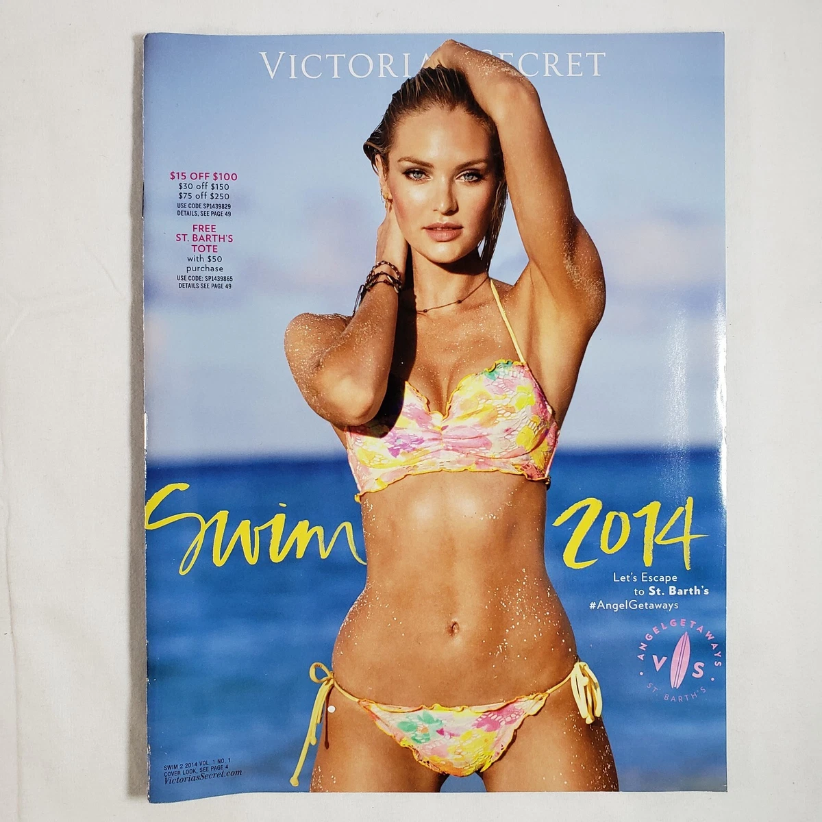 Victoria's Secret Catalog Swim 2014 Vol 2 No 1 Candice Swanepoel