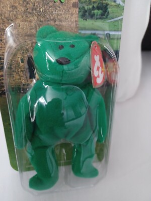 Erin ERROR / MISSING Shamrock! McDonald's Teenie Beanie ~ MINT!