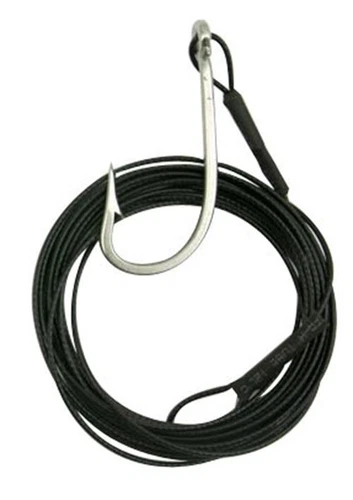 2 x Custom Fishing Shark Rig Hook 200lb/300lb Wire Trace, Special Offer