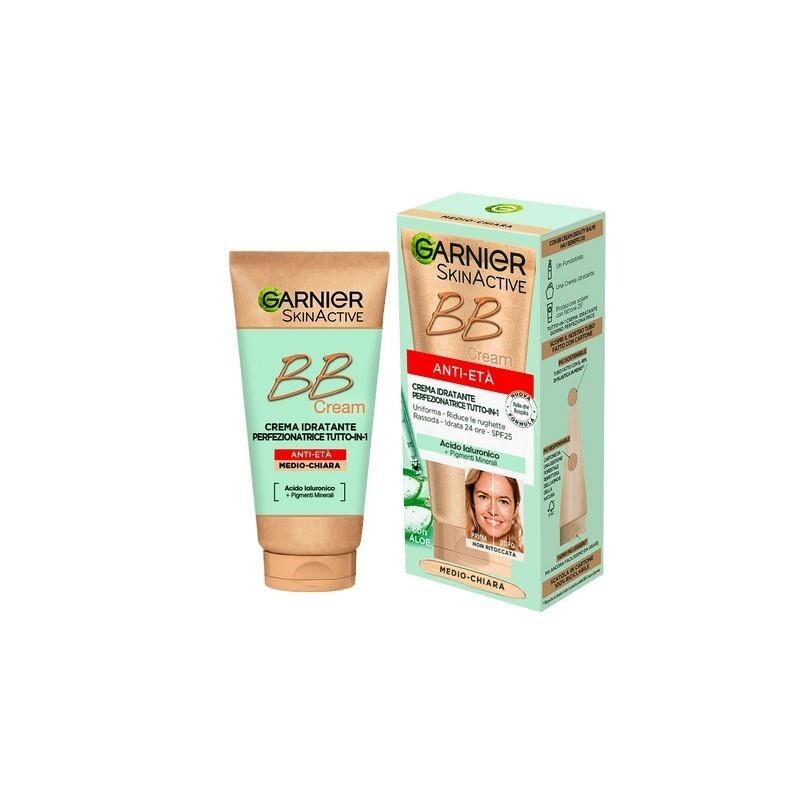 GARNIER SKIN ACTIVE BB CREAM ALL' ALOE VERA ANTI ETÀ 40 ML COLORE MEDIO CHIARA