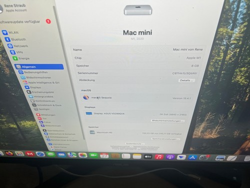 Apple Mac Mini M1 8 GB Ram 256 GB SSD - Bild 7 von 9