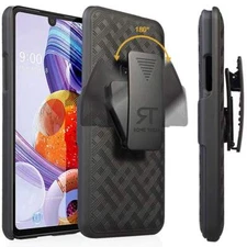 Rome Tech Belt Clip Holster Phone Case Cover Kickstand for LG Stylo 6