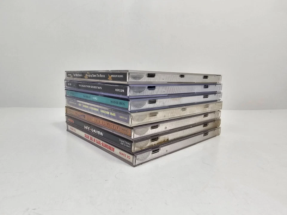 Лот из 7 рок компакт-дисков Van Halen Aerosmith The Eagles Yes Union Wallflowers Spin Doct - Изображение 3 из 4