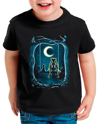 Under the Moon Kinder T-Shirt moon manga cosplay crystal