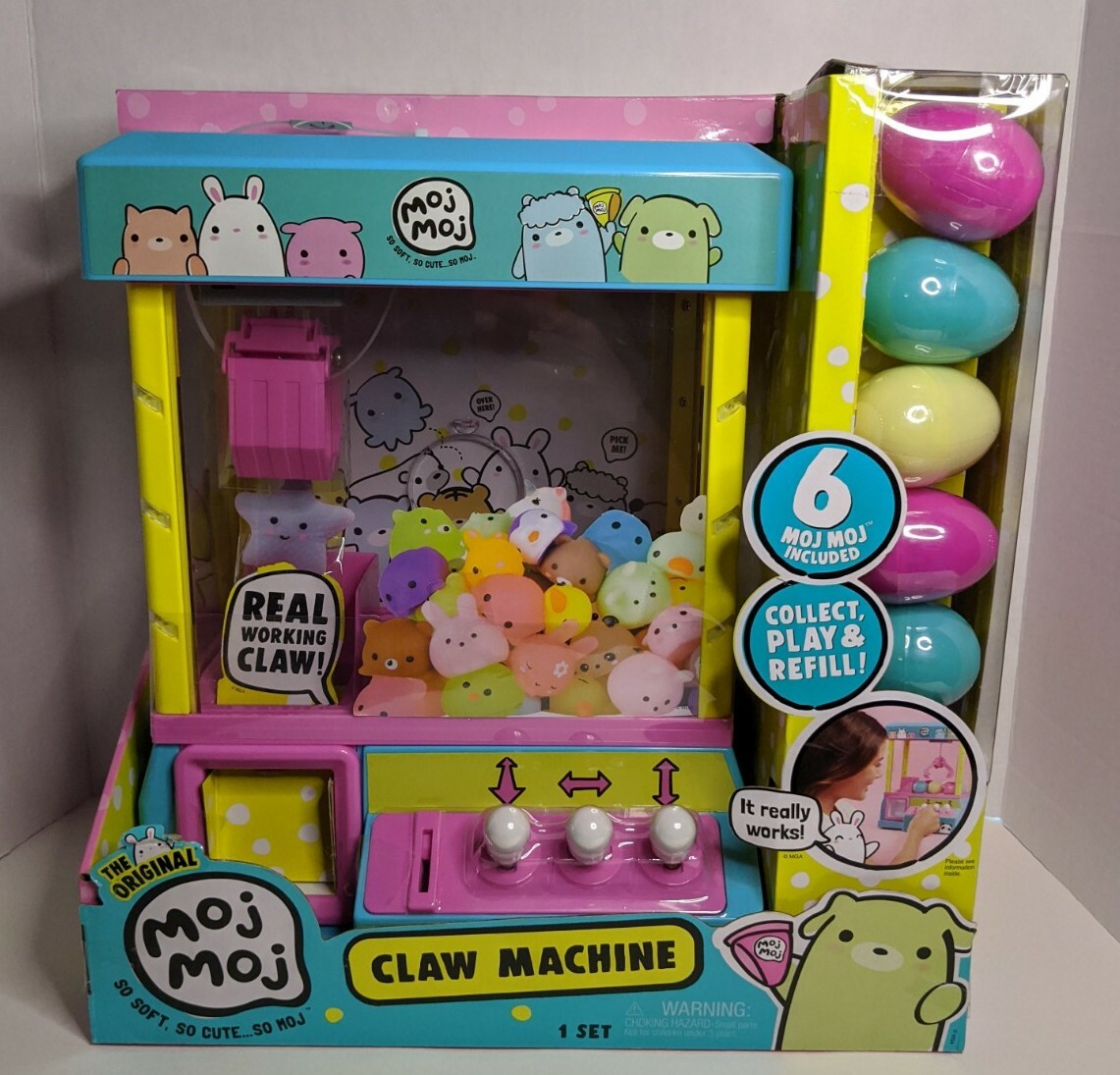 moj moj claw machine not working