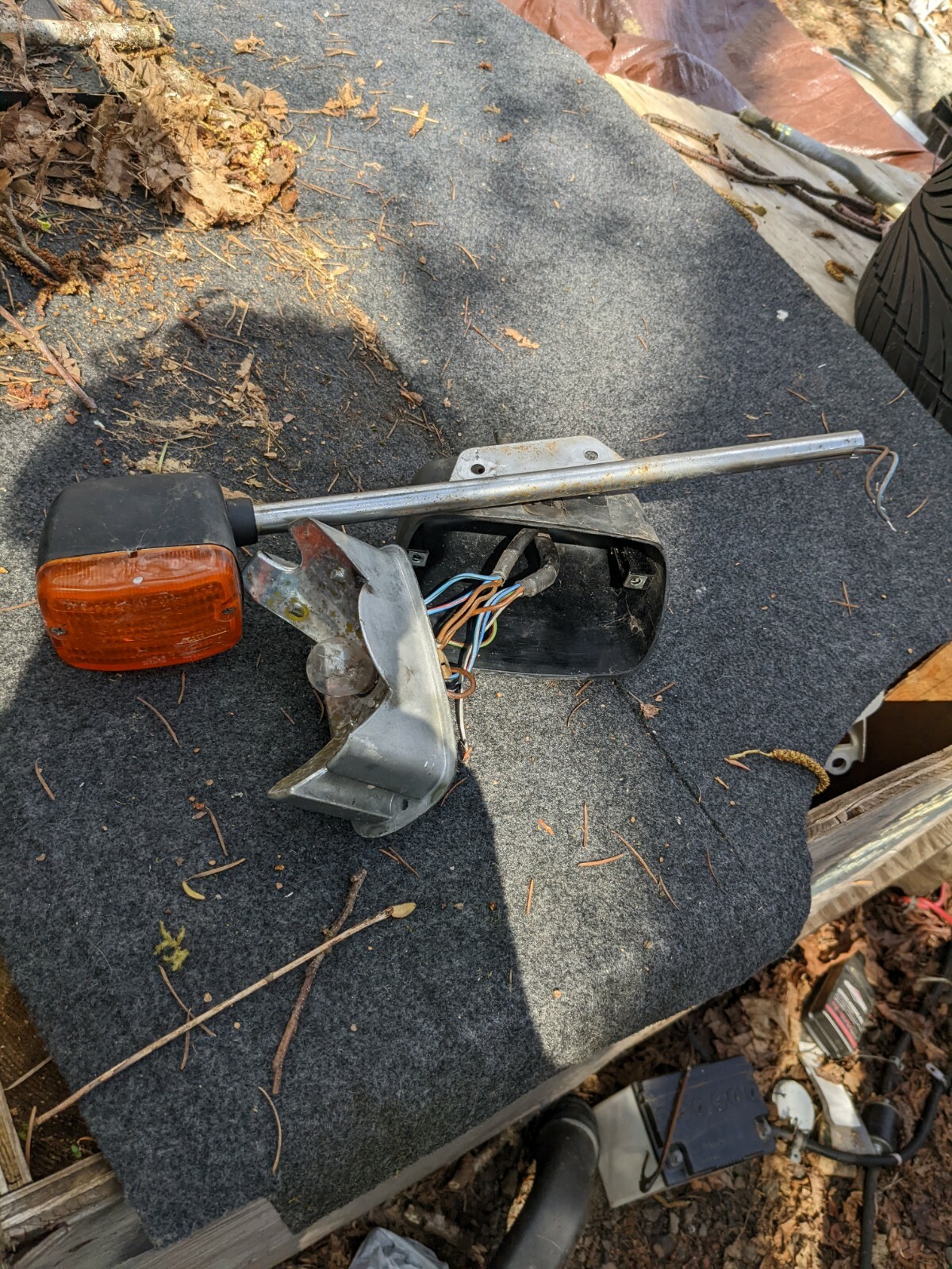 BMW Airhead R50 60 75 90 100 /6 /7 PARTIAL Rear  Turn Signal  Stalk Brake light