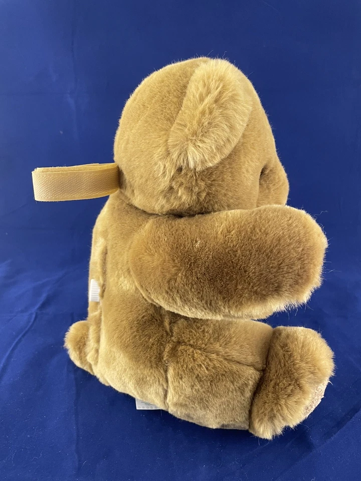 Vintage Dex Heartbeat Womb Sounds Heartbeat Brown Teddy Bear Works 10” Tall - Image 4 of 4